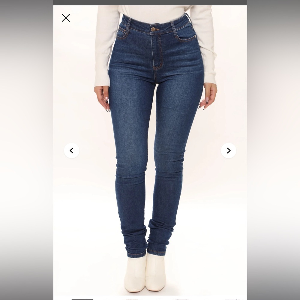 Fashion Nova High Rise skinny jeans size 9 - Picture 6 of 6